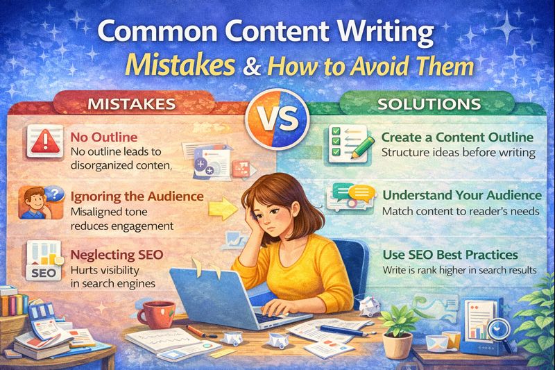 Common Content Writing Mistake & How to avoid them