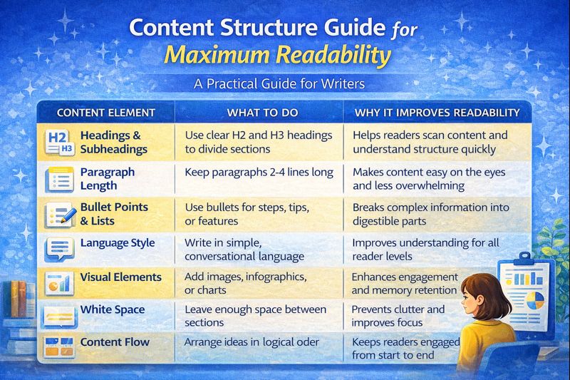 How to Structure Content for Maximum Readability