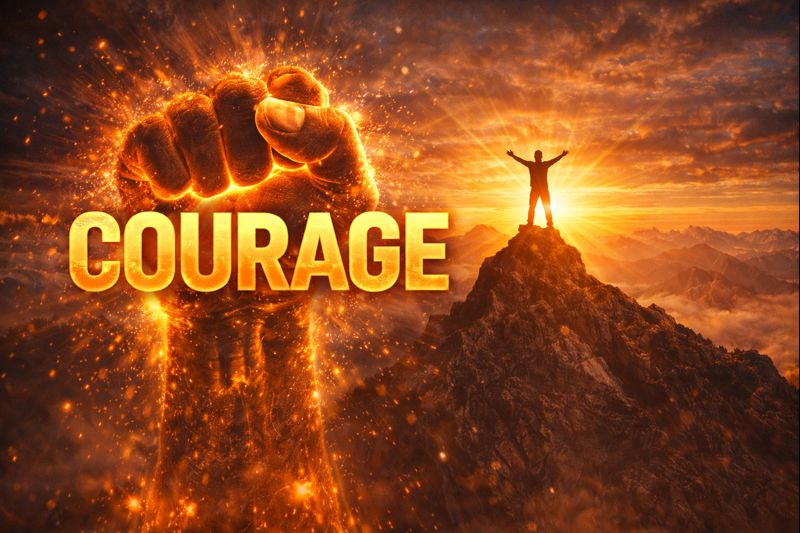 Courage to make a new beginning.