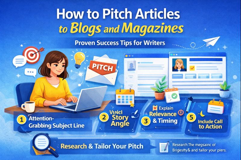 How to pitch Articles to blogs & Magazines