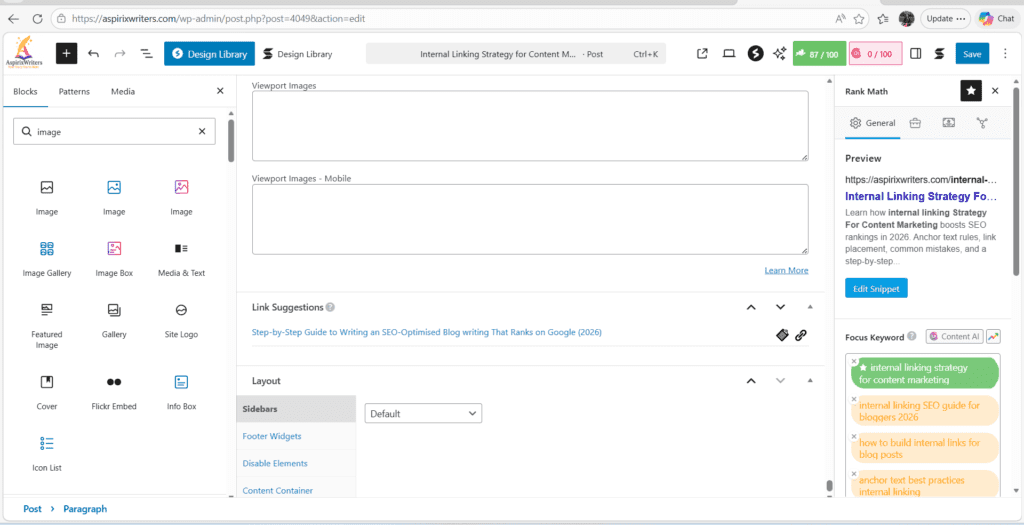 Internal Linking Strategy for Content Marketing