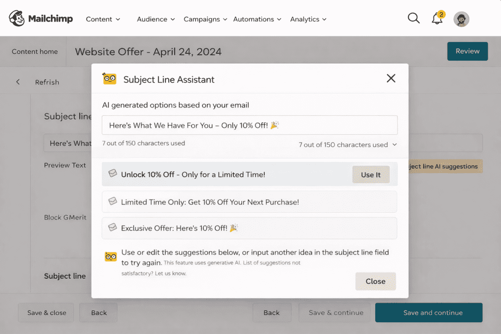 AI in Email Marketing