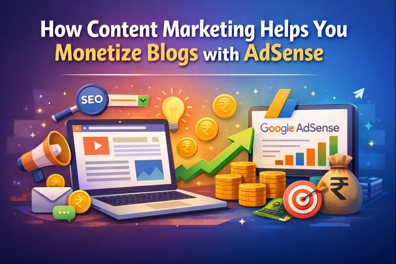 How Content Marketing Helps You Monetize Blogs with AdSense