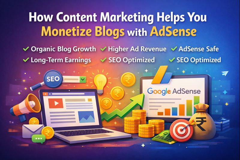 How Content Marketing Helps You Monetize Blogs with AdSense