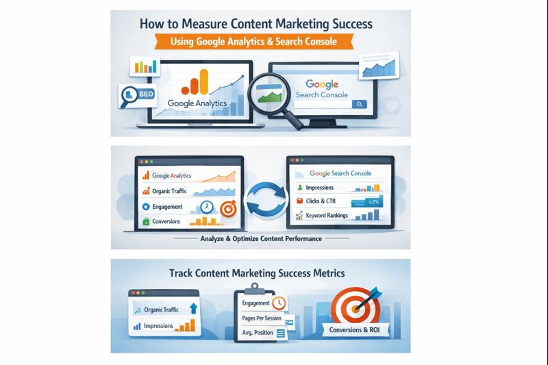 How to Measure Content Marketing Success Using Google Analytics & Search Console