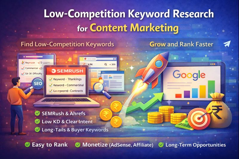 Low-Competition Keyword Research for Content Marketing