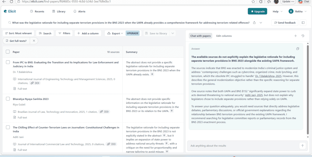 Elicit - Literature Review