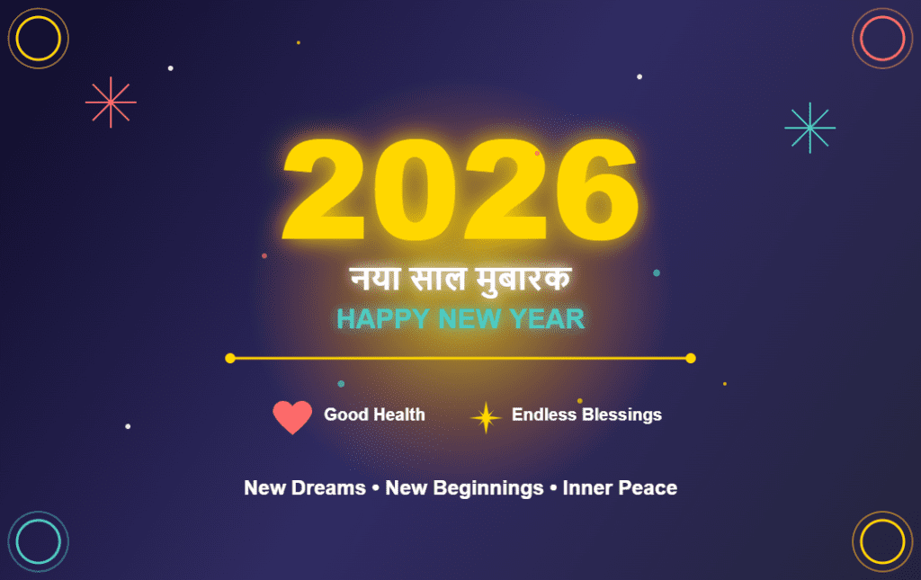 नववर्ष 2026: खुशियों भरे सपने