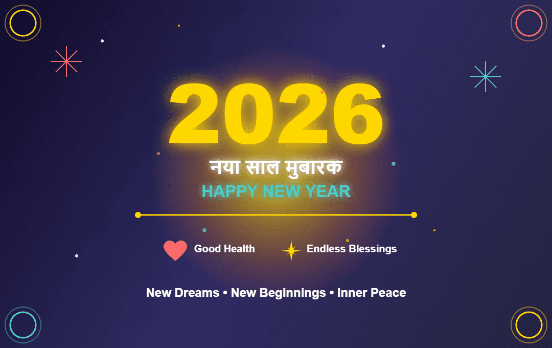 नववर्ष 2026: खुशियों भरे सपने