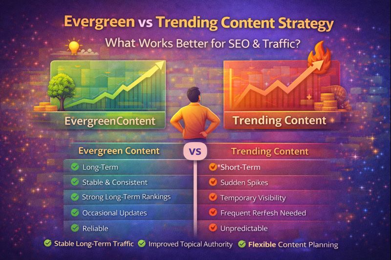 evergreen vs trending content strategy