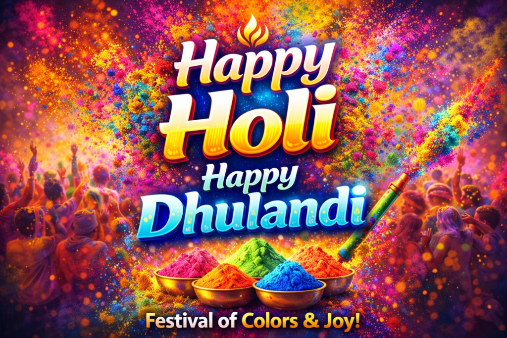 Happy Holi & Dhulandi