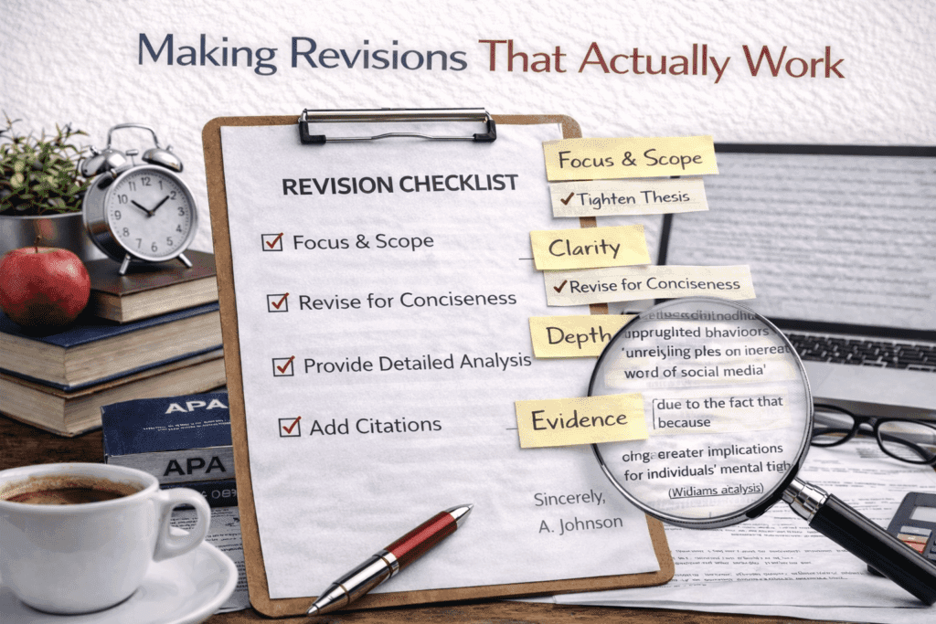 Making Revisions that actually work