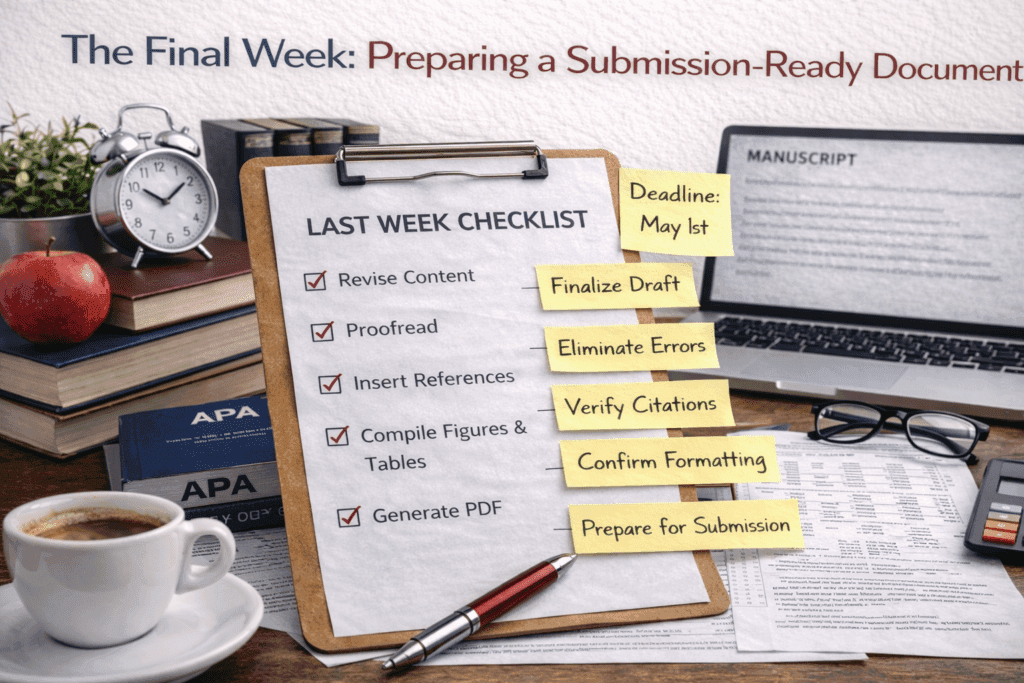 Preparing a submission-Ready Document