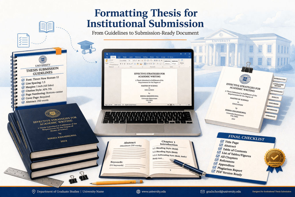 Formatting Thesis for Institutional Submission