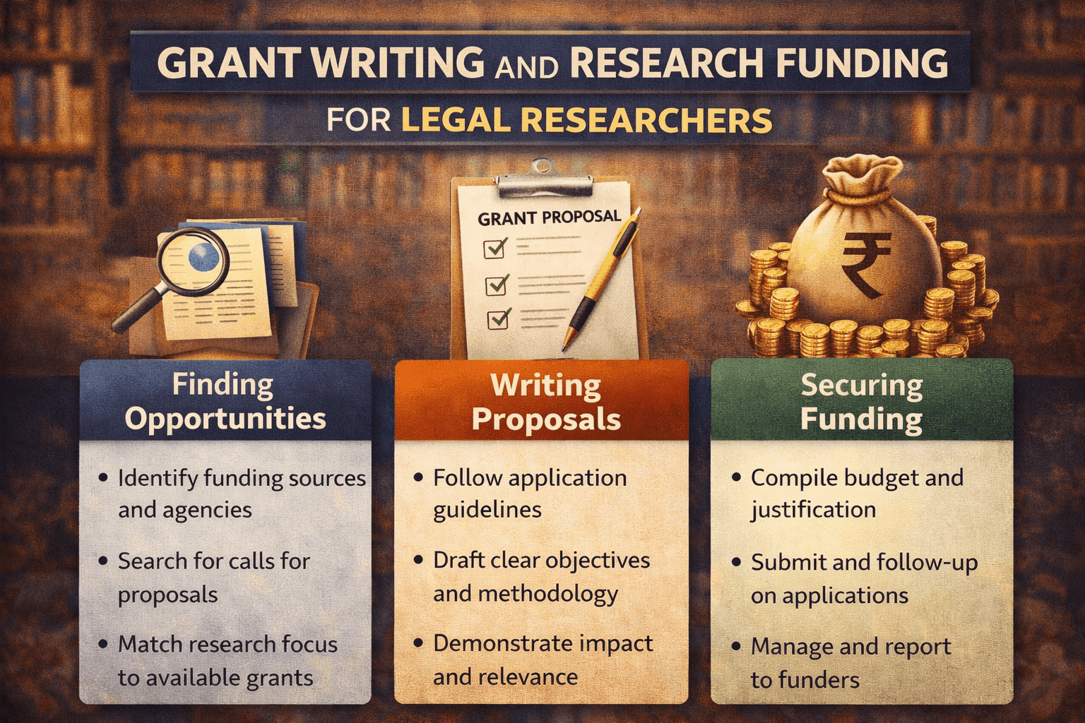 Grant Writing and Research Funding for Legal Researchers
