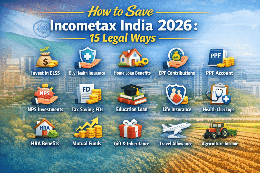 How to save income tax india 2026
