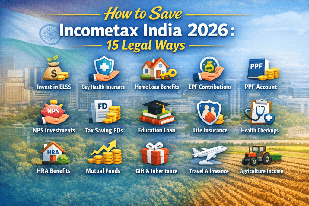 How to save income tax india 2026