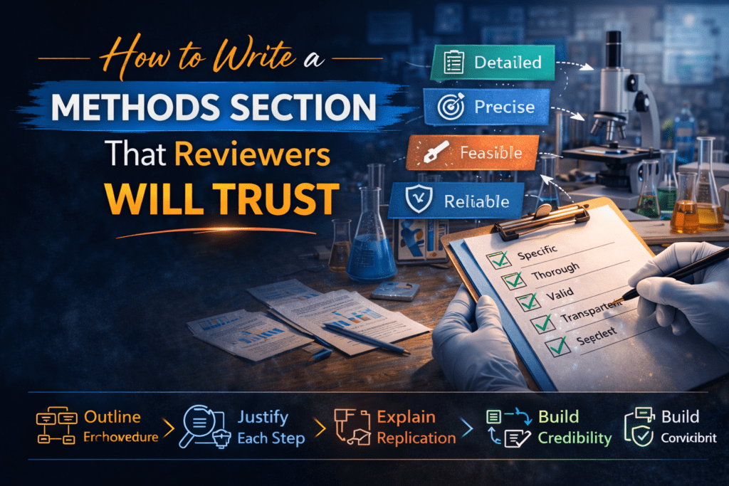 How to write a methods section