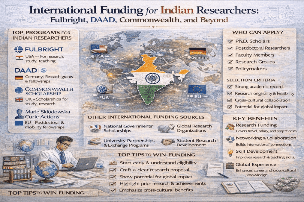 International Funding for Indian Researchers