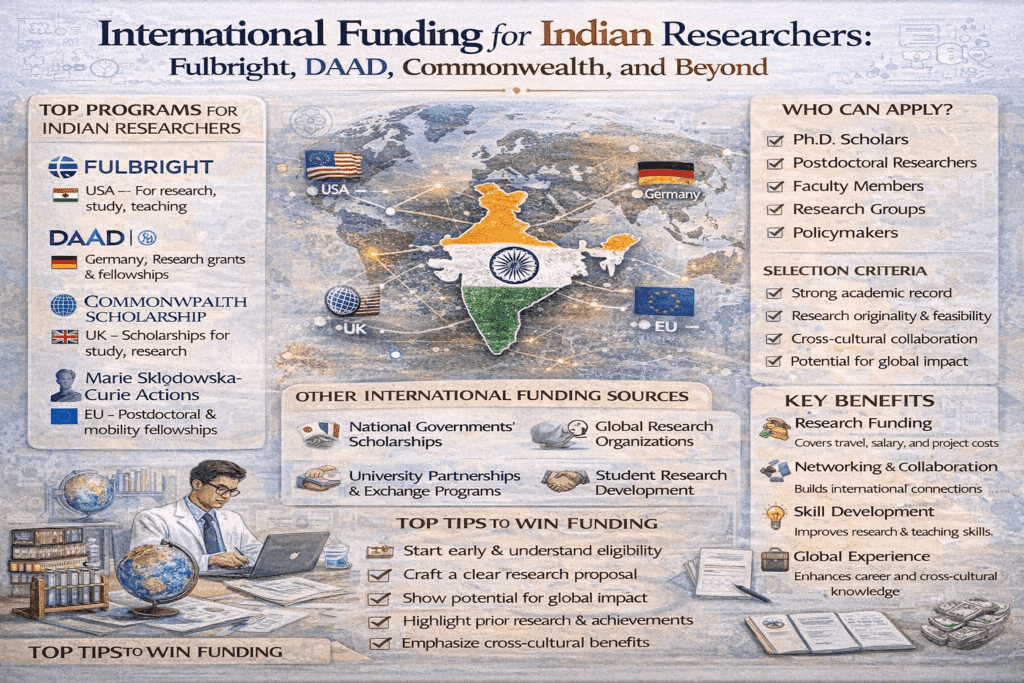 International Funding for Indian Researchers