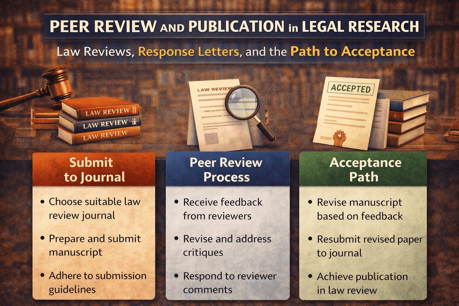 Peer Review and Publication in Legal research