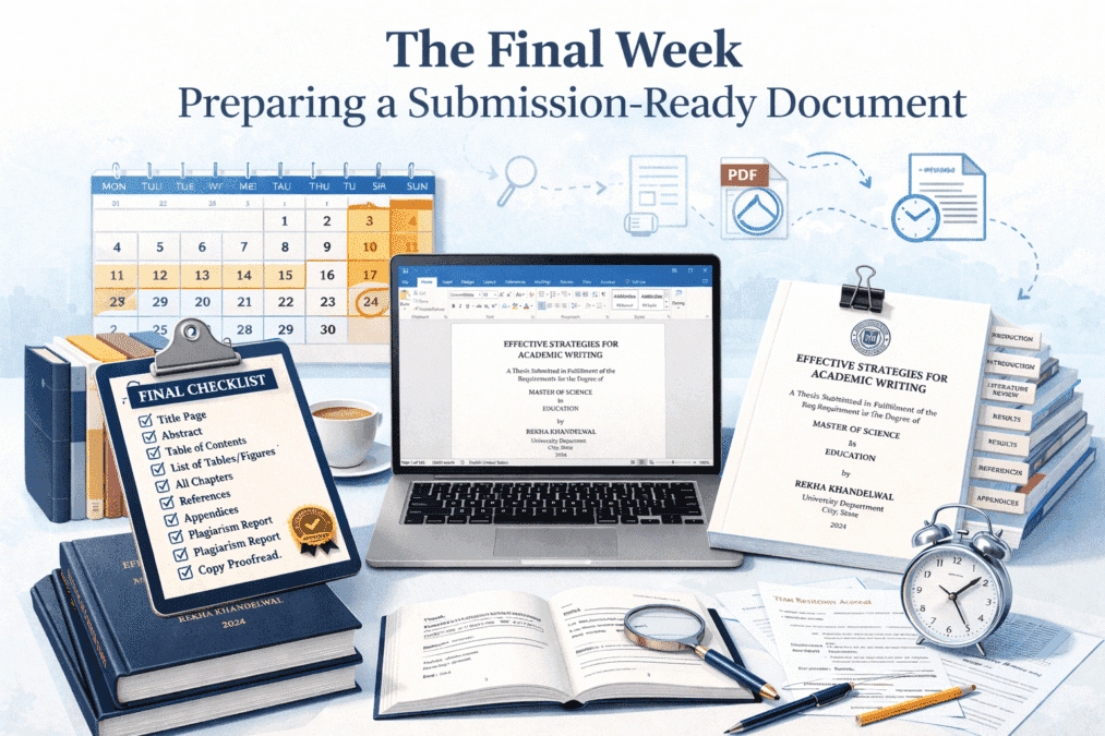 Preparing Submission Ready Document