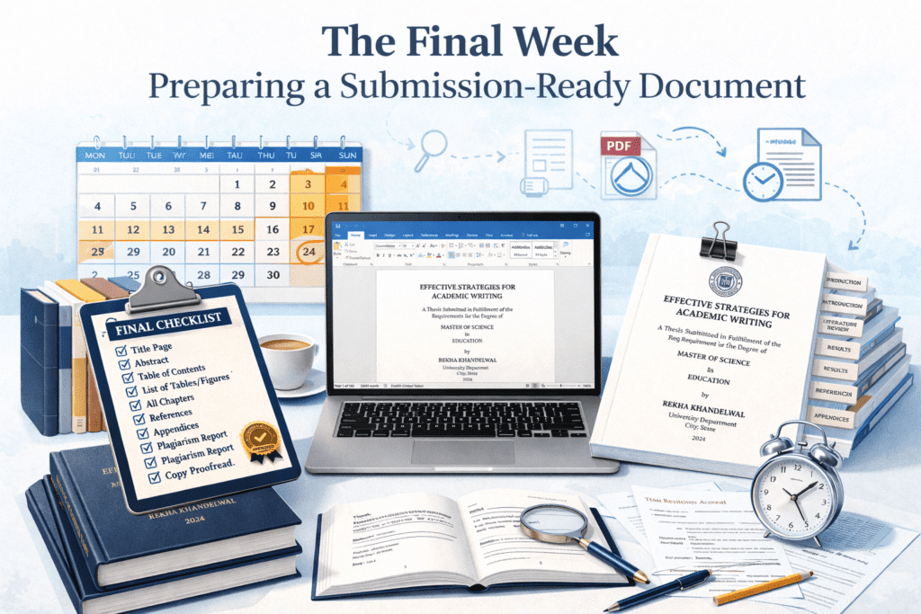 Preparing Submission Ready Document