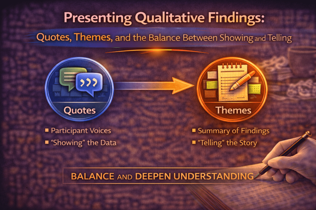 Presenting Qualitative Findings