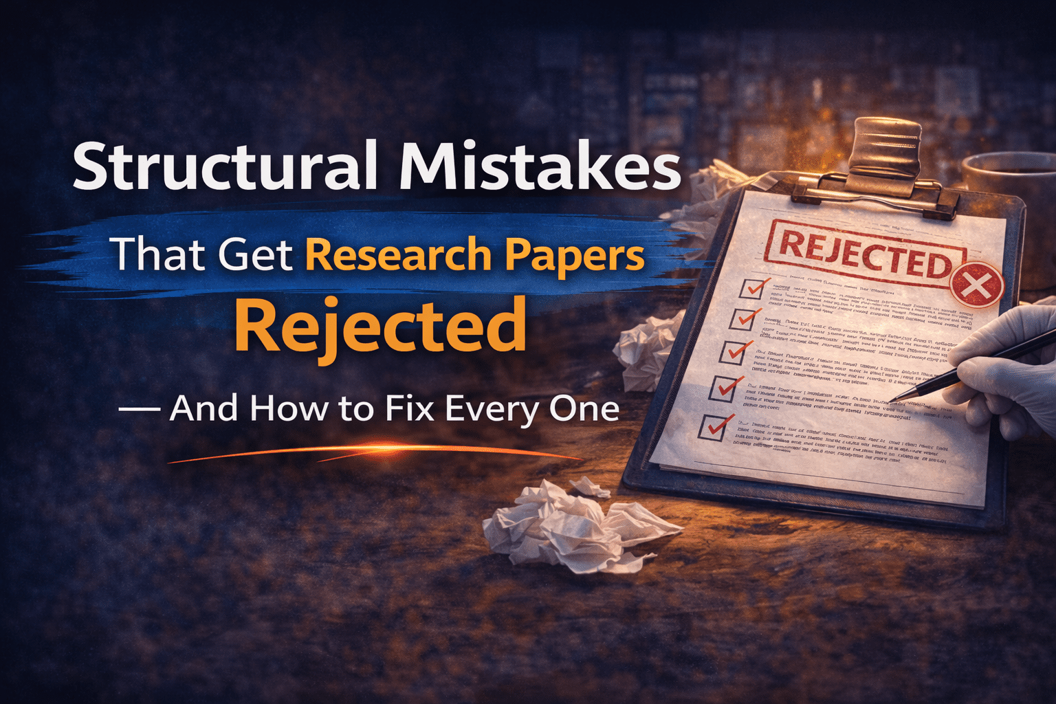 Structural Mistakes That Get Research Papers Rejected — And How to Fix Every One