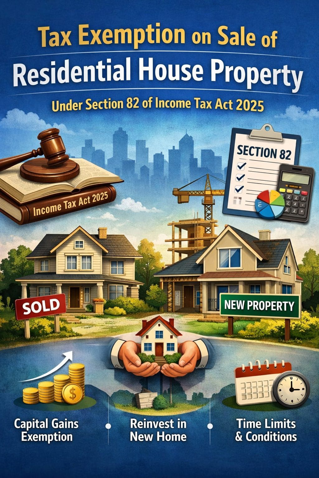 Tax Exemption on Sale of Residential House Property