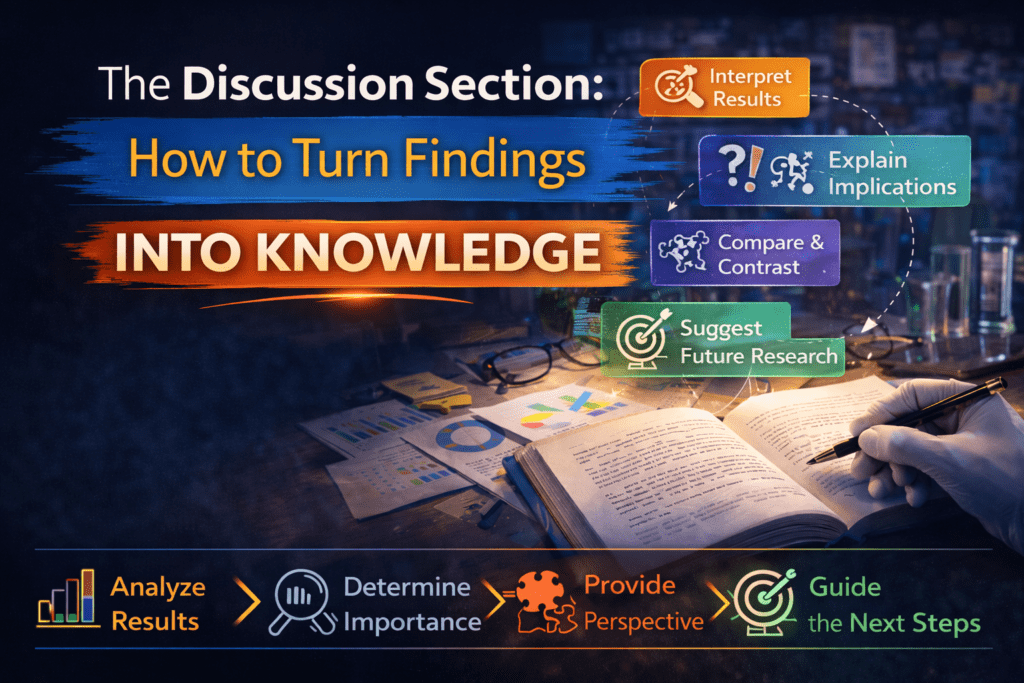 The Discussion Section: How to Turn Findings Into Knowledge The Discussion Section