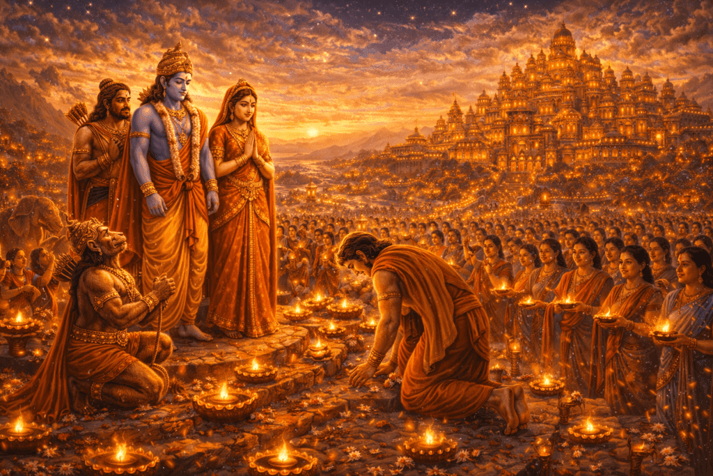 Rama Returns to Ayodhya Story for Kids Rama Returns to Ayodhya Story for Kids