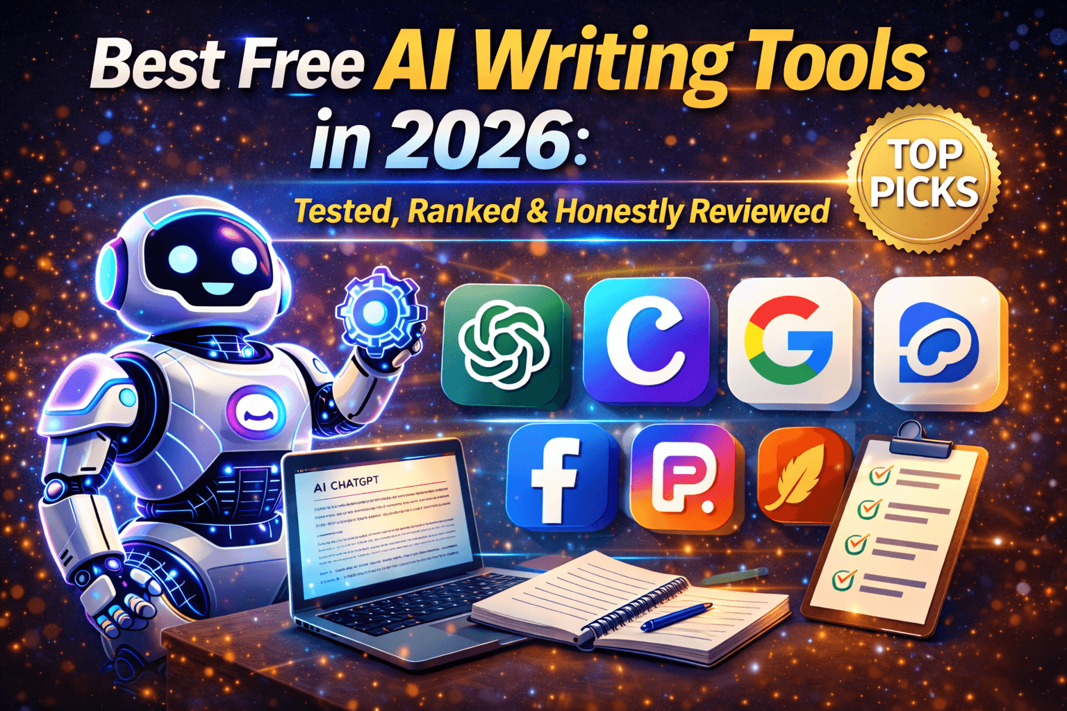 Best Free AI Writing Tools in 2026