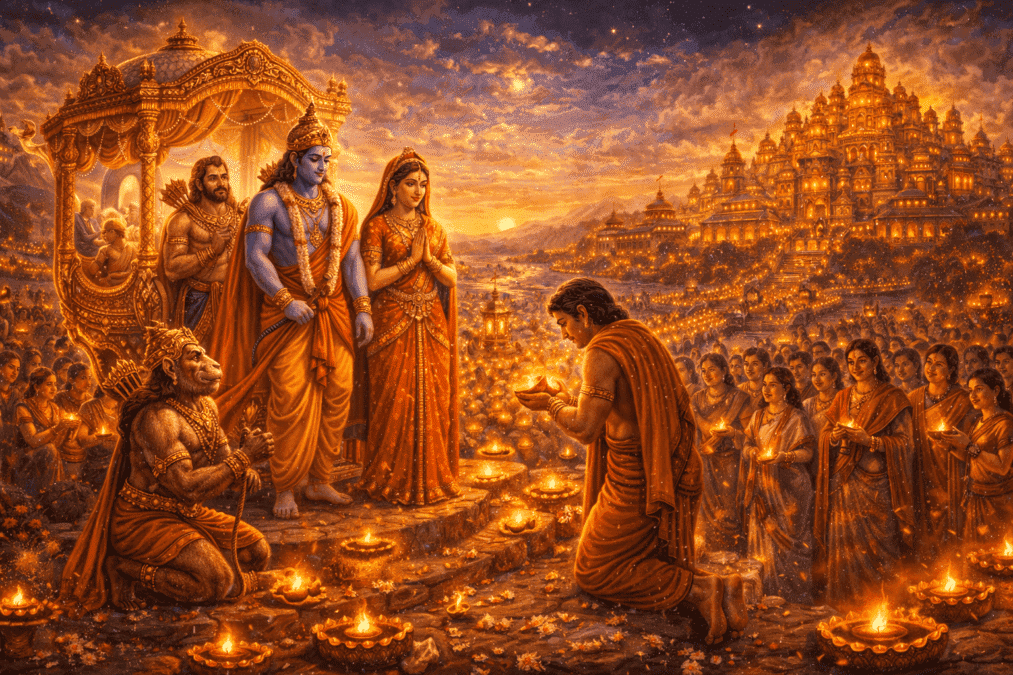 Rama Returns to Ayodhya Story for Kids