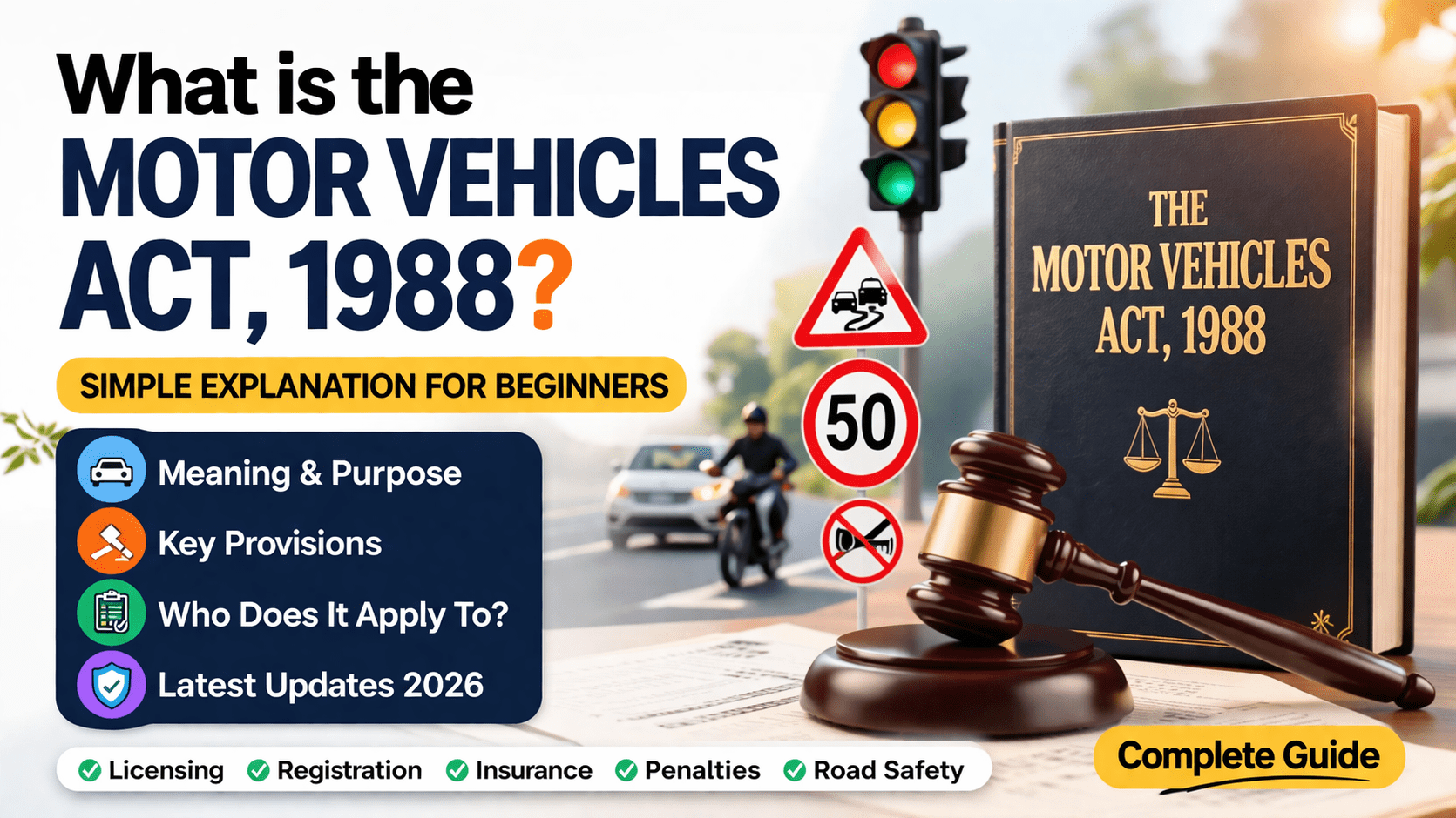 What is the Motor Vehicles Act, 1988 India?