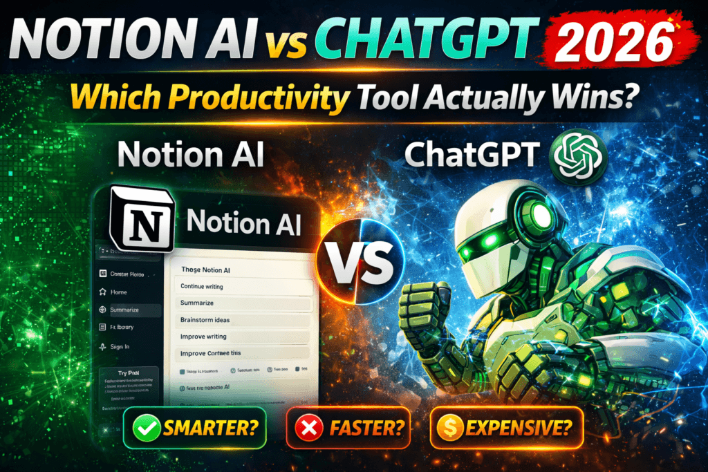 Notion AI vs ChatGPT 2026