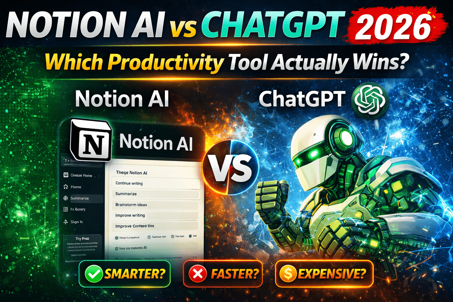 Notion AI vs ChatGPT 2026