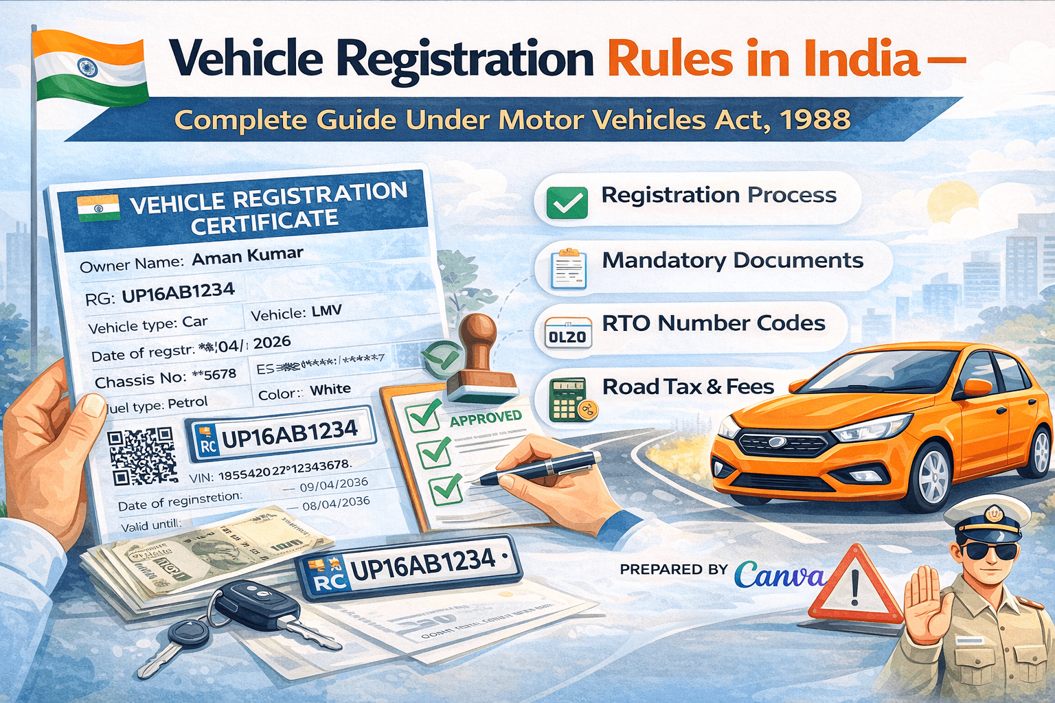 Vehicle Registration Rules in india