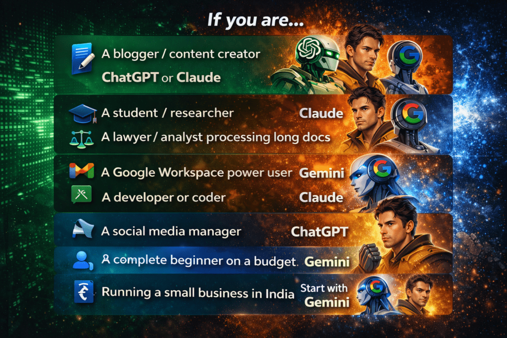 ChatGPT vs Claude vs Gemini