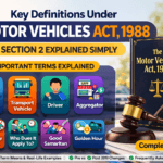 Motor Vehicles Act Section 2 definitions