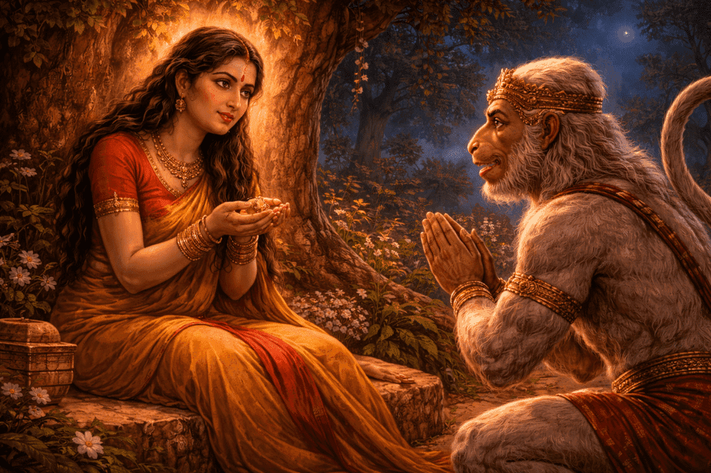 Hanuman Meets Sita Story for Kids