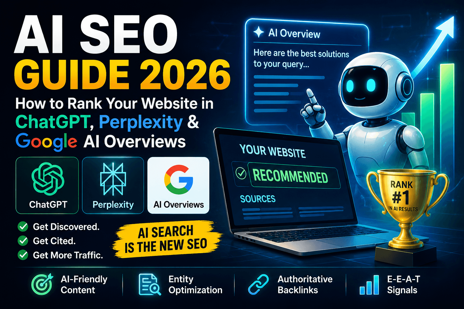 AI SEO Guide 2026 How to Rank Your Website in ChatGPT, Perplexity & Google AI Overviews