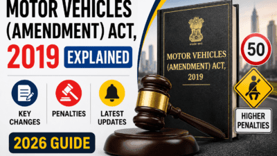Motor Vehicles Amendment Act 2019 Key Changes India