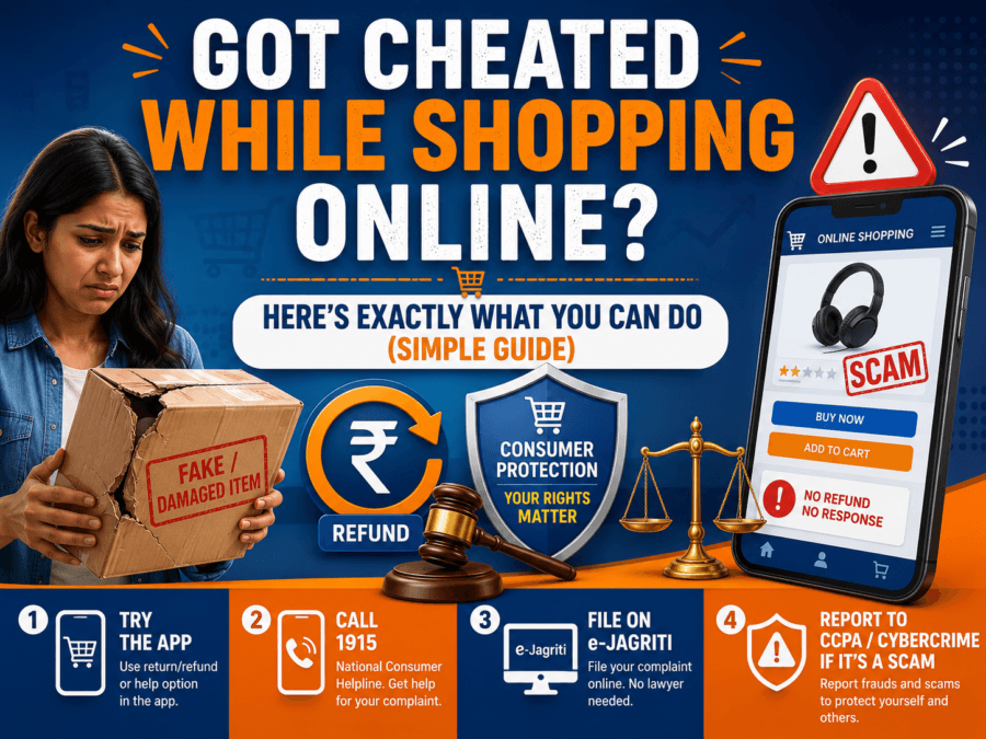 Got Cheated while shopping online