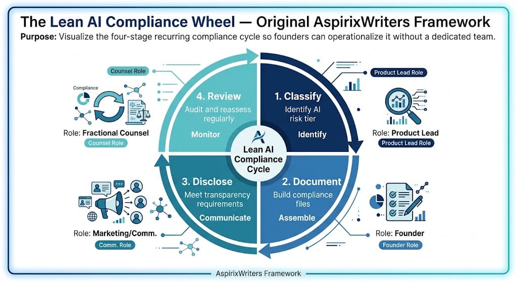 The lean AI Compliance Wheel