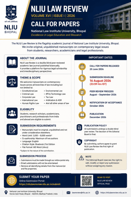 Call for papers Call for Papers in Law 2026