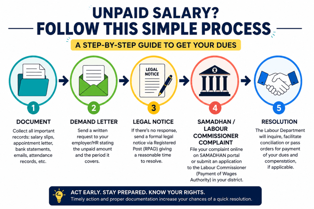Employer not paying your salary in india