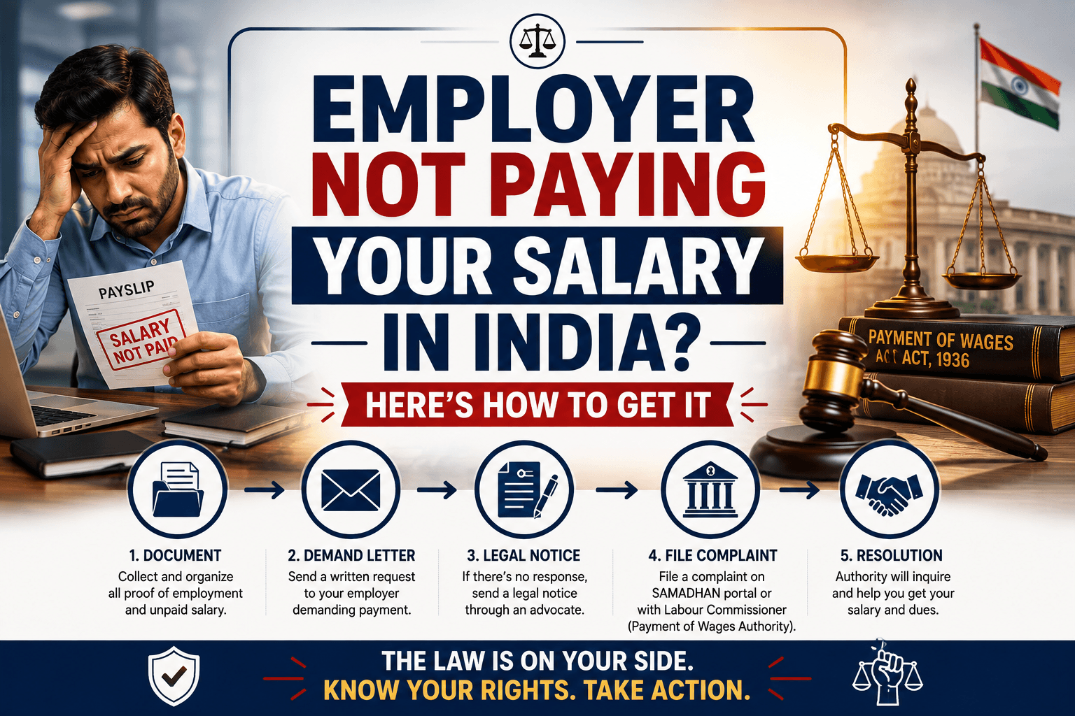Employer not paying your salary in india