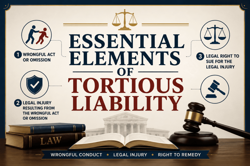 Essential elements of tortious liability
