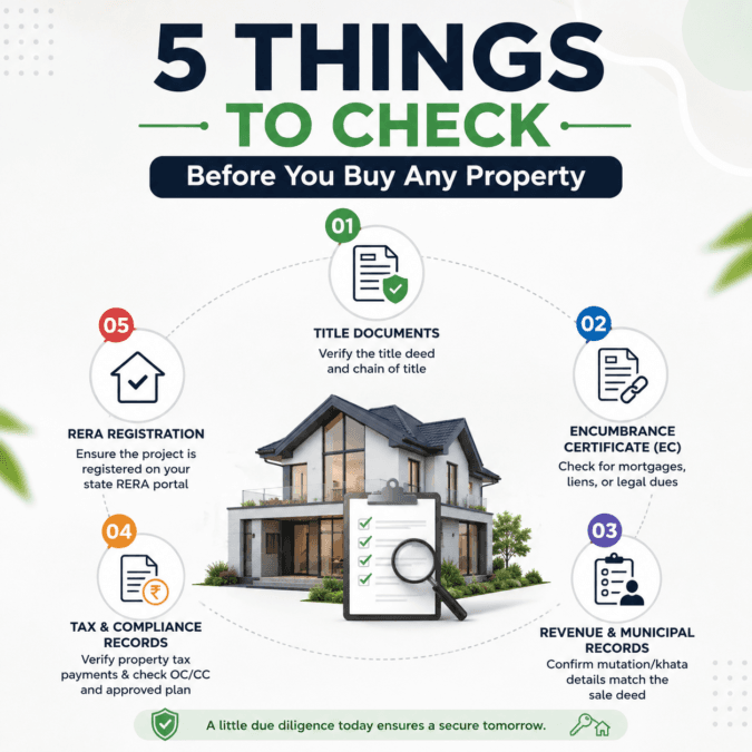 How to Check If a Property Has a Clear Title Before Buying in India